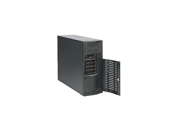 Supermicro 733TQ-665B Midi-tower chassis ATX, 665W PSU, 4x HDD Hot-swap 